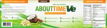 About Time Ve Chocolate - vegan protein formula