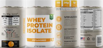 About Time Whey Protein Isolate Unflavored - supplement
