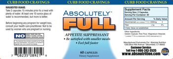 Absolute Nutrition Absolutely Full - supplement