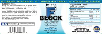 Absolute Nutrition FBlock - supplement