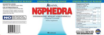 Absolute Nutrition NoPhedra - supplement