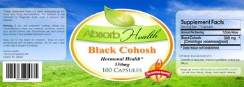 Absorb Health Black Cohosh 550 mg - supplement