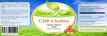 Absorb Health CDP Choline - supplement
