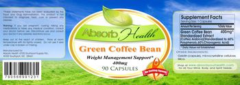 Absorb Health Green Coffee Bean 400 mg - supplement