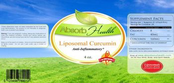 Absorb Health Liposomal Curcumin - supplement