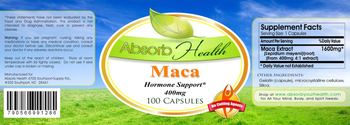Absorb Health Maca 400 mg - supplement