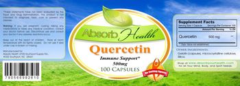 Absorb Health Quercetin 500 mg - supplement