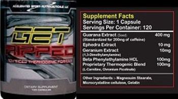 Accelerated Sport Nutraceuticals, LLC Get Ripped - supplement