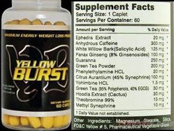 Accelerated Sport Nutraceuticals Yellow Burst - supplement