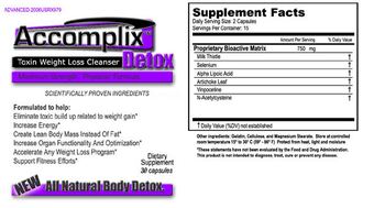 Accomplix Detox - supplement