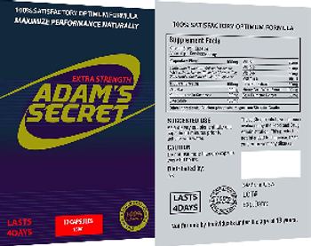 Adam's Secret Adam's Secret 1500 Extra Strength - supplement