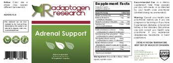 Adaptogen Research Adrenal Support - supplement