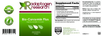 Adaptogen Research Bio-Curcumin Plus - supplement