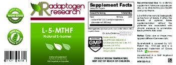 Adaptogen Research L-5-MTHF - supplement