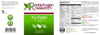 Adaptogen Research Tru Paleo Vanilla - supplement
