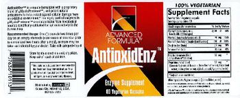 Advanced Formula AntioxidEnz - enzyme supplement