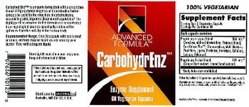 Advanced Formula CarbohydrEnz - enzyme supplement