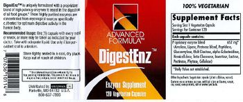 Advanced Formula DigestEnz - enzyme supplement