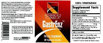 Advanced Formula GastrEnz - enzyme supplement