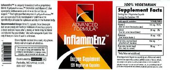 Advanced Formula InflammEnz - enzyme supplement