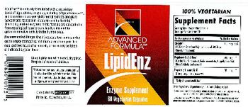Advanced Formula LipidEnz - enzyme supplement