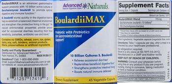 Advanced Naturals BoulardiiMAX - supplement