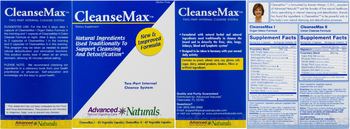 Advanced Naturals CleanseMax CleanseMax 1 Organ Detox Formula - supplement