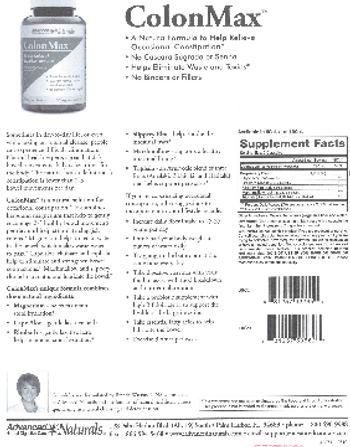 Advanced Naturals ColonMax - supplement
