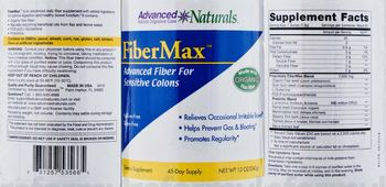 Advanced Naturals FiberMax - supplement
