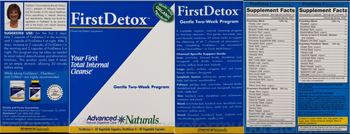 Advanced Naturals FirstDetox FirstDetox I Morning Formula - supplement