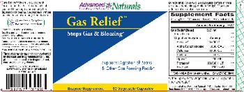 Advanced Naturals Gas Relief - enzyme supplement