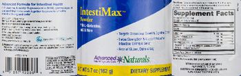 Advanced Naturals IntestiMax - supplement