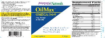 Advanced Naturals OilMax - omegsupplement