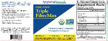 Advanced Naturals Organic Triple FiberMax - fiber supplement