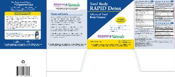 Advanced Naturals Total Body Rapid Detox Part 1 - supplement