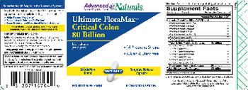 Advanced Naturals Ultimate FloraMax Critical Colon 80 Billion - probiotic supplement
