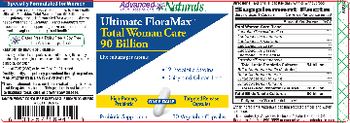 Advanced Naturals Ultimate FloraMax Total Woman Care 90 Billion - probiotic supplement