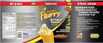 Advanced Nutrient Science Ultimate Flurry Banana Blast - 