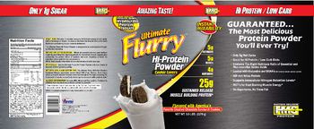 Advanced Nutrient Science Ultimate Flurry Cookie Lovers - 