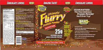 Advanced Nutrient Science Ultimate Flurry Hi-Protein Powder Chocolate Lovers - 