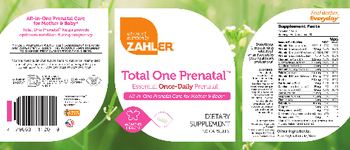 Advanced Nutrition By Zahler Total One Prenatal - supplement