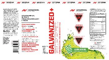 Advanced Nutrition Systems Galvanized + Ripped Lemon Lime Ice - supplement