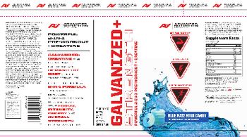 Advanced Nutrition Systems Galvanized + Strength Blue Razz Sour Candy - supplement