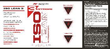 Advanced Nutrition Systems Iso Lean 3 Extreme - supplement