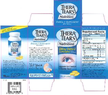 Advanced Vision Research TheraTears Nutrition - 1200mg omega3 supplement with vitamin e