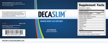 Advantage Nutraceuticals Decaslim - supplement