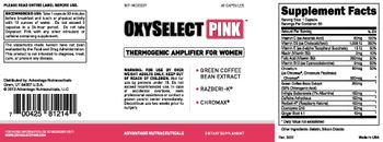 Advantage Nutraceuticals OxySelect Pink - supplement