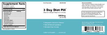 Advantage Pharmaceuticals 3 Day Diet Pill - supplement
