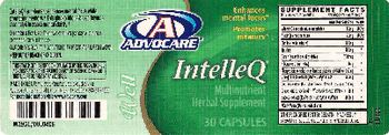 AdvoCare IntelleQ - multinutrientherbal supplement