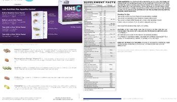 AdvoCare MNS C - multinutrient supplement